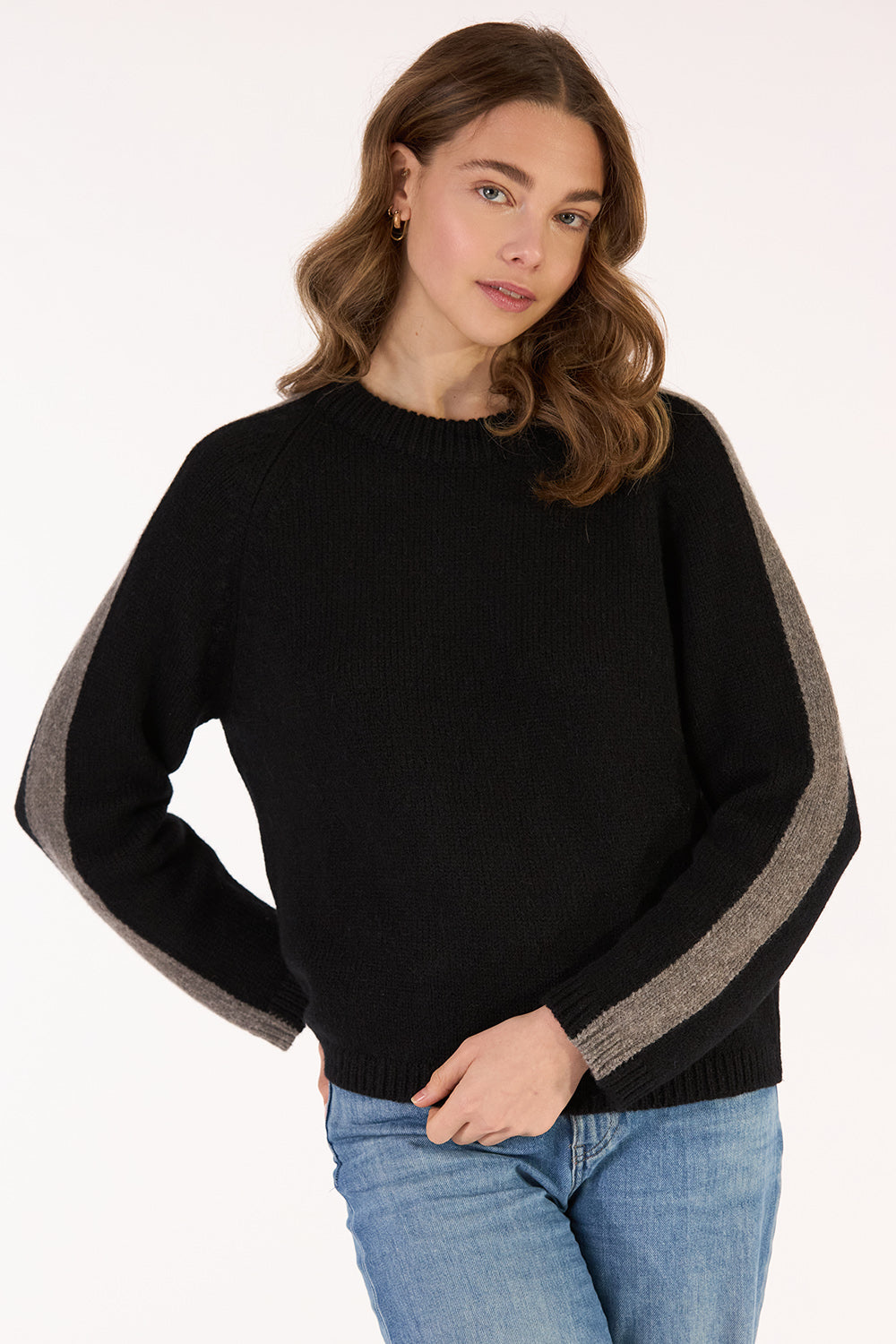 JANYS SLEEVE BAND SWEATER